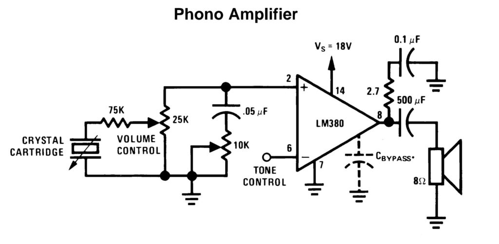 LM380音频功率放大电路